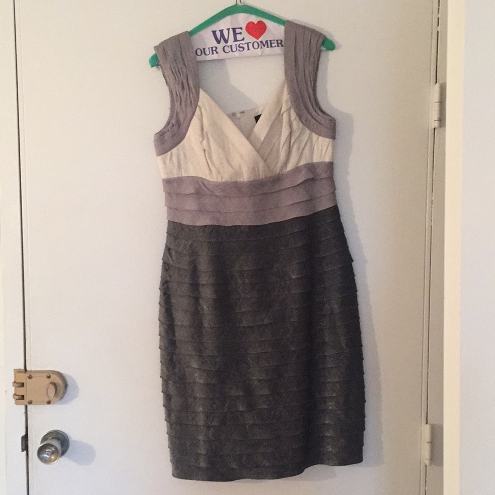 Silver grey dress